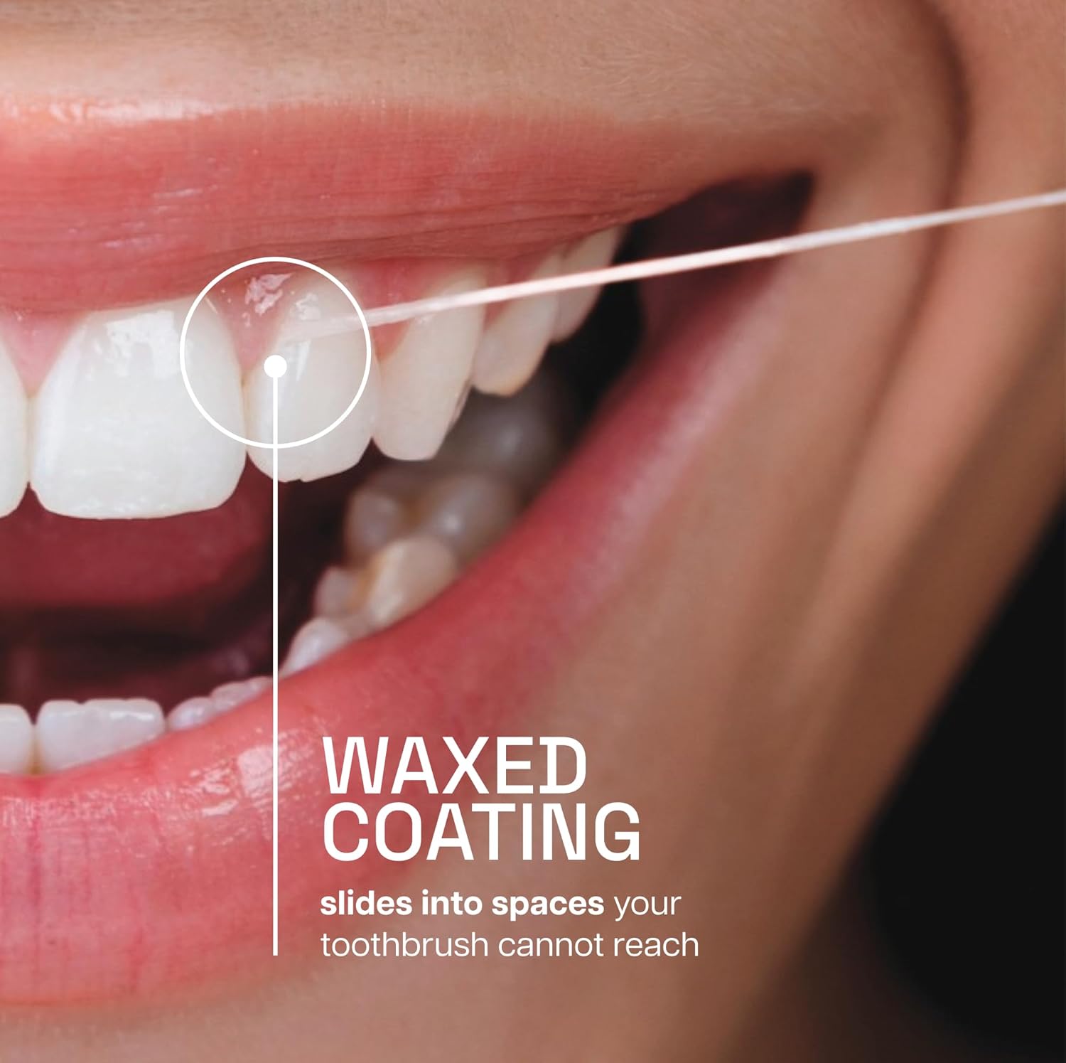REACH Waxed Dental Floss, Mint, Plaque Remover for Teeth, Shred Resistant, Floss Slides Smoothly, Easy to Use, Waxed, Deep Cleaning Teeth, Oral Care, PFAS Free, for Adults & Kids, 1 Pack,
