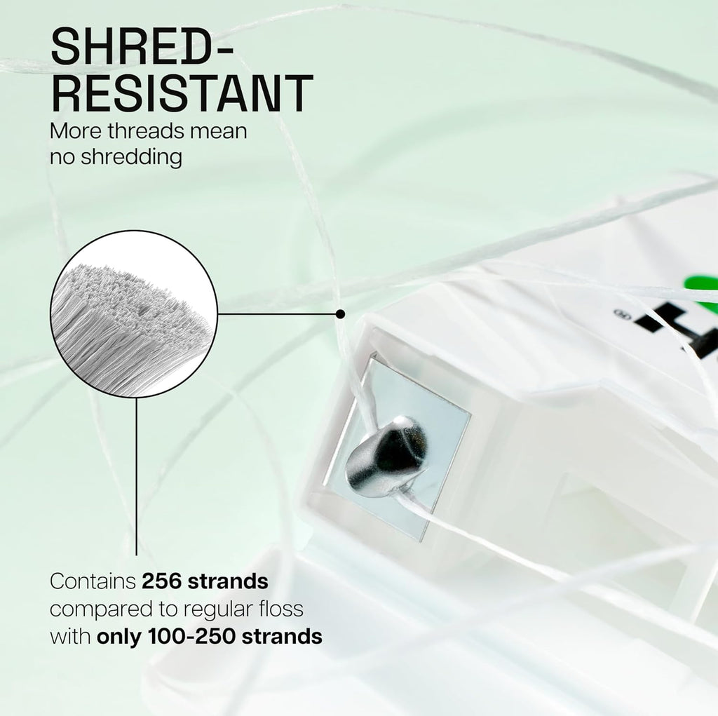 REACH Waxed Dental Floss, Mint, Plaque Remover for Teeth, Shred Resistant, Floss Slides Smoothly, Easy to Use, Waxed, Deep Cleaning Teeth, Oral Care, PFAS Free, for Adults & Kids, 1 Pack,